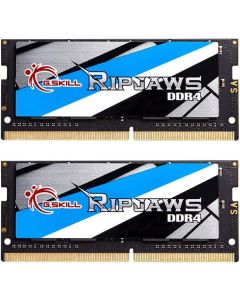 G.Skill Ripjaws SO-DIMM Series 16GB (2 x8 GB) 260-Pin PC4-21300 DDR4 2666 CL19-19-19-43 1.20V Dual Channel Laptop Memory Model F4-2666C19D-16GRS